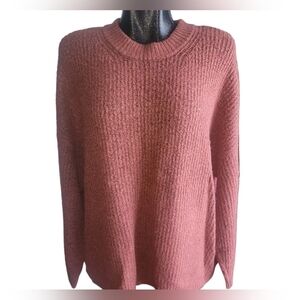 American Eagle Terracotta Knit Relaxed Fit Sweater Size XL